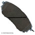 085-1810 by BECK ARNLEY - PREMIUM ASM BRAKE PADS