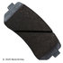 085-1745 by BECK ARNLEY - PREMIUM ASM BRAKE PADS