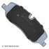 085-1795 by BECK ARNLEY - PREMIUM ASM BRAKE PADS