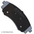 085-1843 by BECK ARNLEY - PREMIUM ASM BRAKE PADS