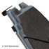 085-1360 by BECK ARNLEY - PREMIUM ASM BRAKE PADS