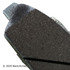 085-1428 by BECK ARNLEY - PREMIUM ASM BRAKE PADS