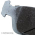 085-1484 by BECK ARNLEY - PREMIUM ASM BRAKE PADS