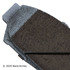 085-1508 by BECK ARNLEY - PREMIUM ASM BRAKE PADS