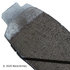 085-1574 by BECK ARNLEY - PREMIUM ASM BRAKE PADS