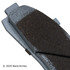 085-1556 by BECK ARNLEY - PREMIUM ASM BRAKE PADS