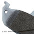 085-1602 by BECK ARNLEY - PREMIUM ASM BRAKE PADS