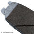 085-1724 by BECK ARNLEY - PREMIUM ASM BRAKE PADS