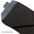 085-1745 by BECK ARNLEY - PREMIUM ASM BRAKE PADS