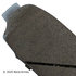 085-1735 by BECK ARNLEY - PREMIUM ASM BRAKE PADS