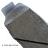 085-1757 by BECK ARNLEY - PREMIUM ASM BRAKE PADS