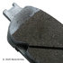 085-1679 by BECK ARNLEY - PREMIUM ASM BRAKE PADS