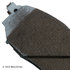 085-1689 by BECK ARNLEY - PREMIUM ASM BRAKE PADS