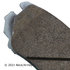 085-1706 by BECK ARNLEY - PREMIUM ASM BRAKE PADS