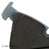 085-1822 by BECK ARNLEY - PREMIUM ASM BRAKE PADS