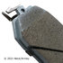 085-1947 by BECK ARNLEY - PREMIUM ASM BRAKE PADS