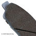 085-1934 by BECK ARNLEY - PREMIUM ASM BRAKE PADS