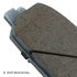 085-1980 by BECK ARNLEY - PREMIUM ASM BRAKE PADS