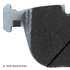 085-2037 by BECK ARNLEY - PREMIUM ASM BRAKE PADS