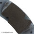 085-2079 by BECK ARNLEY - PREMIUM ASM BRAKE PADS