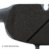 085-2105 by BECK ARNLEY - PREMIUM APPLICATION SPECIFIC MATERIAL BRAKE PADS