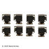 085-6940 by BECK ARNLEY - PREMIUM ASM PADS W / HARDWARE