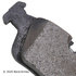 089-1484 by BECK ARNLEY - PREMIUM BRAND BRAKE PADS