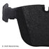 089-1721 by BECK ARNLEY - PREMIUM BRAND BRAKE PADS