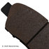 089-1828 by BECK ARNLEY - PREMIUM BRAND BRAKE PADS