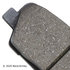 089-1787 by BECK ARNLEY - PREMIUM BRAND BRAKE PADS