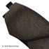 089-1843 by BECK ARNLEY - PREMIUM BRAND BRAKE PADS