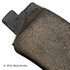 089-2126 by BECK ARNLEY - OE BRAKE PADS