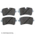085-2098 by BECK ARNLEY - PREMIUM ASM BRAKE PADS