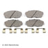 085-6530 by BECK ARNLEY - PREMIUM ASM PADS W / HARDWARE