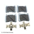 085-6911 by BECK ARNLEY - PREMIUM ASM PADS W / HARDWARE