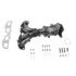 641302 by ANSA - Federal / EPA Catalytic Converter - Direct Fit w/ Integrated Manifold