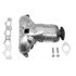641344 by ANSA - Federal / EPA Catalytic Converter - Direct Fit w/ Integrated Manifold