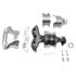 642281 by ANSA - Federal / EPA Catalytic Converter - Direct Fit w/ Integrated Manifold