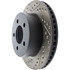 127.67045R by STOPTECH - Sport Drilled & Slotted Brake Rotor, Front Right