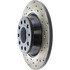 128.33129L by STOPTECH - Sport Cross Drilled Brake Rotor, Rear Left