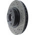 127.47012CL by STOPTECH - Sport Cryo Drilled & Slotted Brake Rotor, Front Left