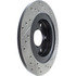 127.62064CR by STOPTECH - Sport Cryo Drilled & Slotted Brake Rotor, Rear Right