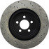 128.63061R by STOPTECH - Sport Cross Drilled Brake Rotor, Front Right