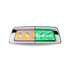 TLED-K100AG by TRUX - Fender Marker Light, LH, Dual Revolution, Amber/Green, LED, for Kenworth T680/T700/T880