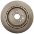 18A2454A by ACDELCO - Disc Brake Rotor, Rear, Silver-Non-Coated