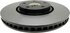 18A2670 by ACDELCO - Disc Brake Rotor, Front, RH, Gold-Black Hat, AWD, for 2007-2008 Lexus GS350
