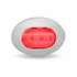TLED-B4R by TRUX - Marker Light, Mini Button, Oval, Red, LED, 3 Wire