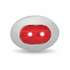 TLED-B4R by TRUX - Marker Light, Mini Button, Oval, Red, LED, 3 Wire