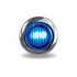 TLED-BX3AB by TRUX - Marker Light, Mini Button, Dual Revolution, Amber/Blue, LED