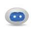 TLED-BX4RB by TRUX - Marker Light, Mini Button, Oval, Dual Revolution, Red/Blue, LED